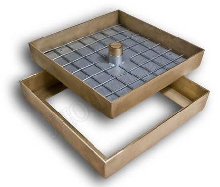 Напольные люки из латуни бюджет 200*200 Напольные люки из латуни бюджет 200*200