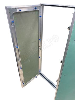 Люк под покраску Хаммер Гиппократ для установки в стену, 2 створки, съёмная перегородка 600*850 Люк под покраску Хаммер Гиппократ для установки в стену, 2 створки, съёмная перегородка 600*850