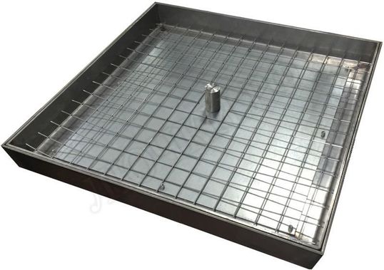 Напольный люк из нержавеющей стали AISI 430 300*300 Напольный люк из нержавеющей стали AISI 430 300*300