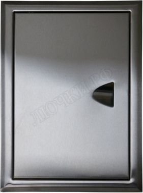 Люк сантехнический из нержавеющей стали с ручкой матовый 300*300 Люк сантехнический из нержавеющей стали с ручкой матовый 300*300