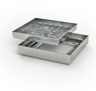 Напольный люк из нержавеющей стали AISI 430 300*300 Напольный люк из нержавеющей стали AISI 430 300*300