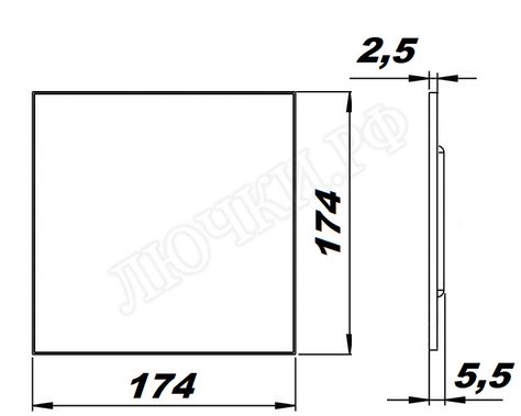 Вытяжной вентилятор airRoxy TS, белый глянец, 01-160 Вытяжной вентилятор airRoxy TS, белый глянец, 01-160