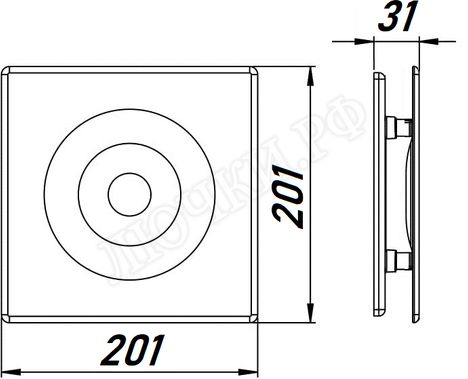 Вытяжной вентилятор Awenta System+, Turbo, 125, KWT125CTR, POB125, Белый, пластик Вытяжной вентилятор Awenta System+, Turbo, 125, KWT125CTR, POB125, Белый, пластик